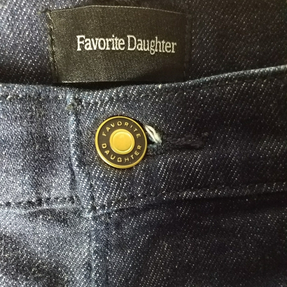 Favorite Daughter The Valentina Super High Rise Mini Boot Dark Wash Jeans Size29 - Picture 4 of 8